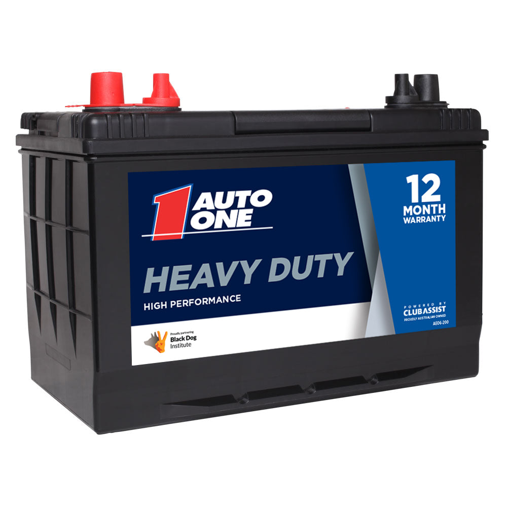Auto One 7611 Heavy Duty Maintenance-Free Marine 12V Battery (HCM27 Size, 760CCA, 170RC, 105Ah)