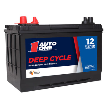 Auto One 7708 Deep Cycle 12V Battery (HDC27 Size, 90Ah)