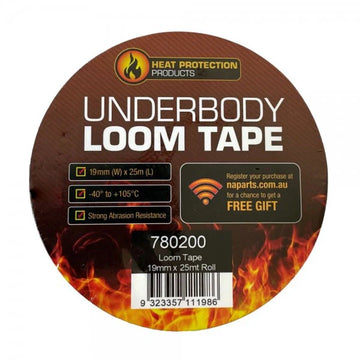 Heatprotec Underbody Loom Tape 19mm x 25m Roll - 780200
