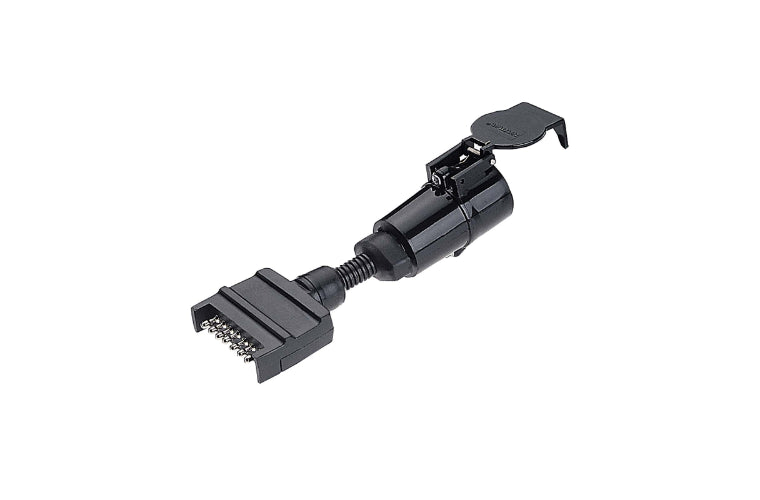 NARVA 82245BL 7 Pin Flat Socket on Car to 7 Pin Large Round Plug on Trailer