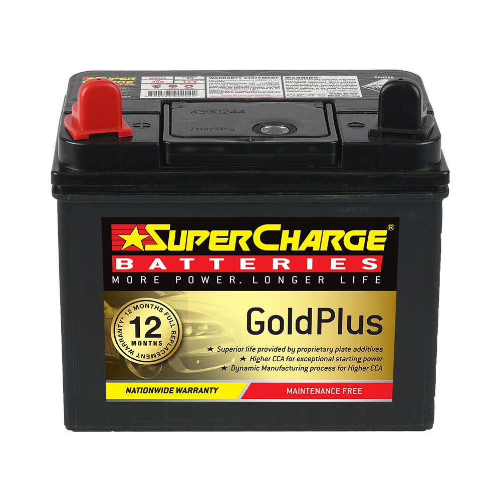 SuperCharge MFU1 LawnPro Gold Mower and Stationary Engine Maintenance-Free 12V Battery