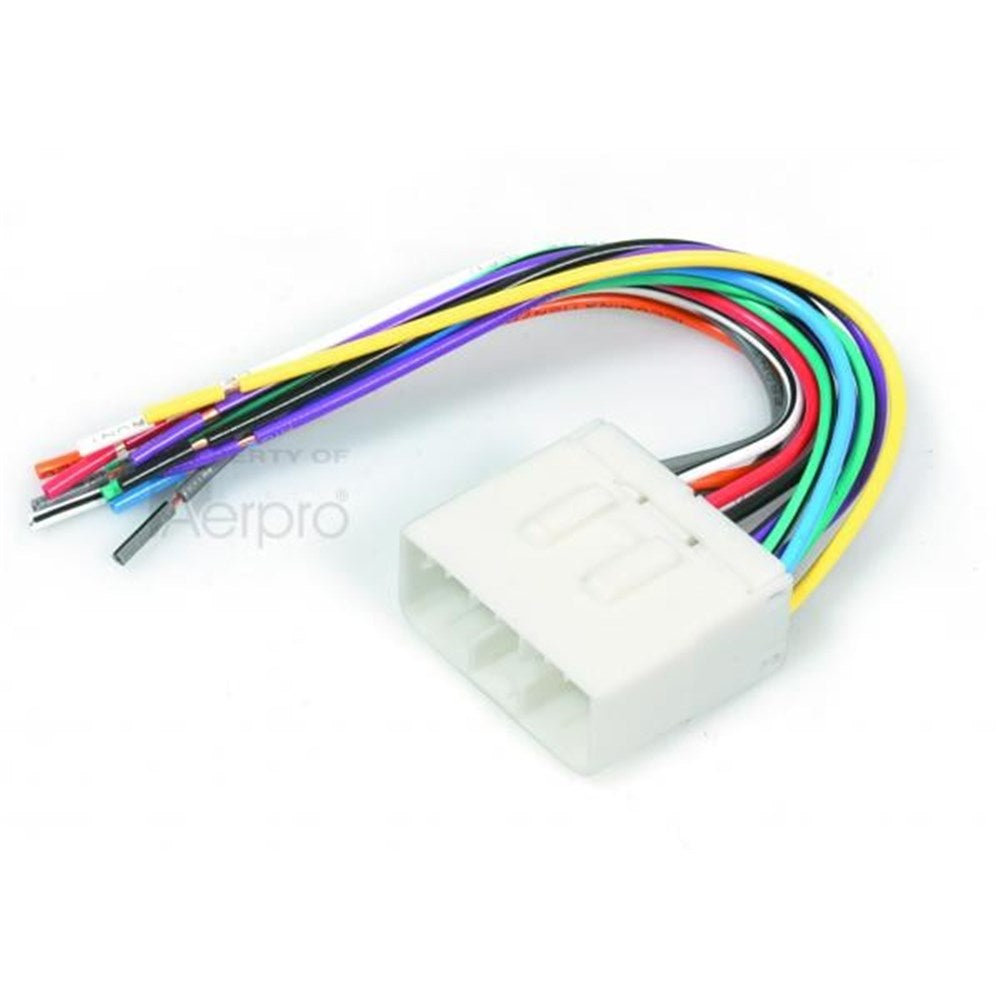 Aerpro AP2001 Vehicle Specific Plug to Bare Wire Harness to Suit Selected Subaru Vehicles