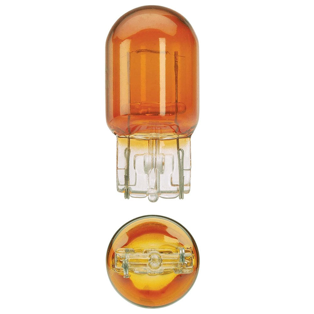 Narva 47532BL 12V 21W WY21W W3 X 16D Amber Wedge Globes - Twin Pack