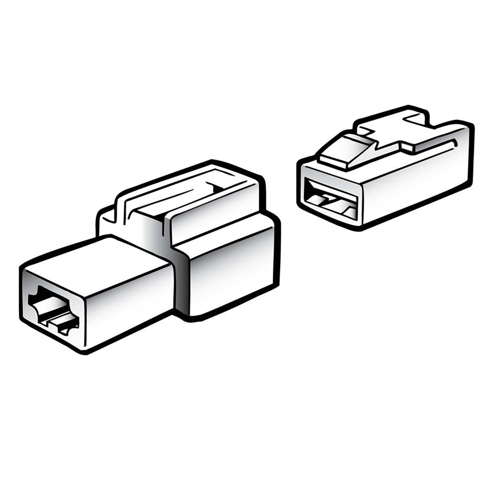 Narva 1 Way Male Quick Connector Housing (2 Pack) - 56271BL