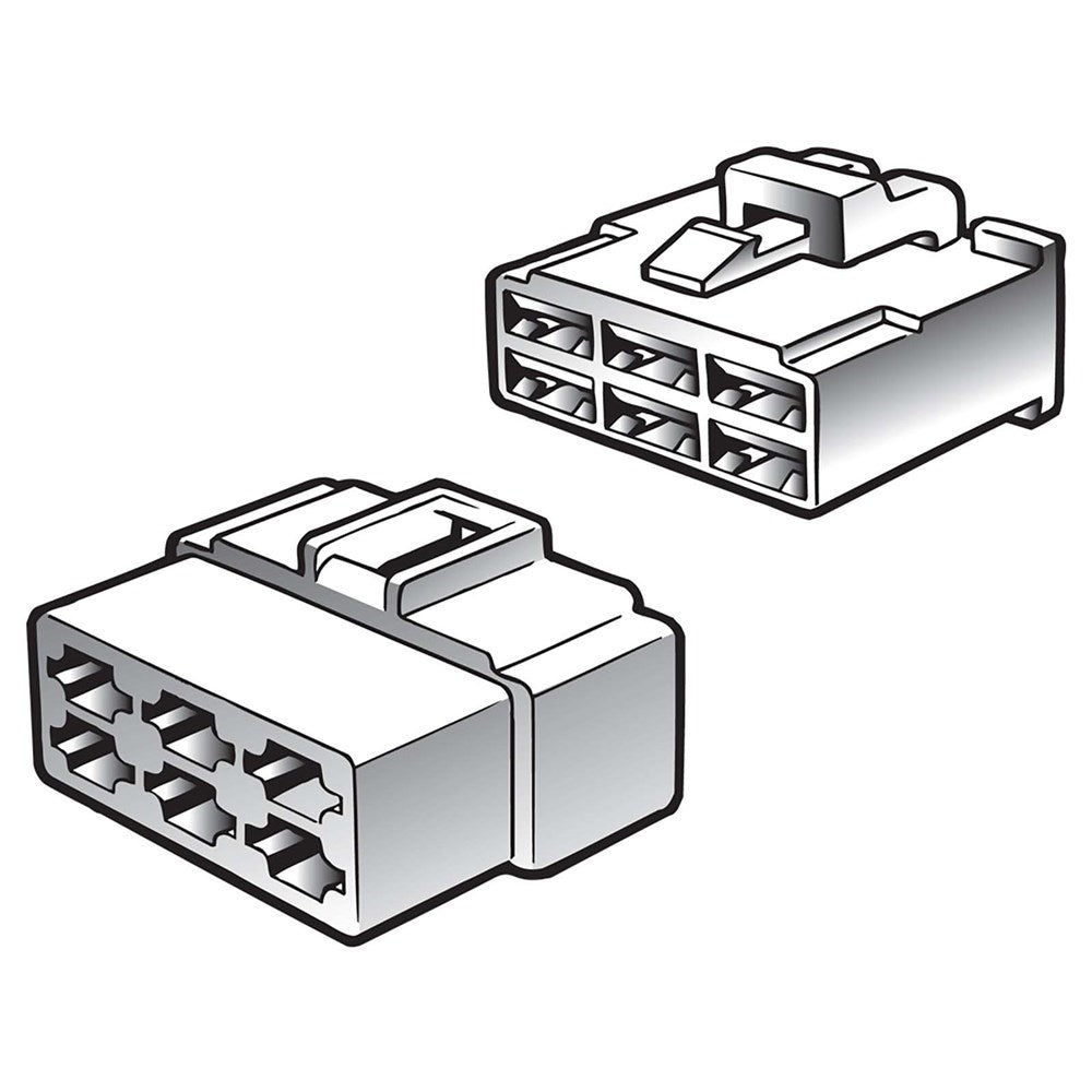 Narva 8 Way Male Quick Connector Housing (2 Pack) - 56278BL