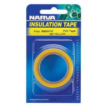 Narva 19mm PVC Insulation Tape  (Yellow) - 56805Yw