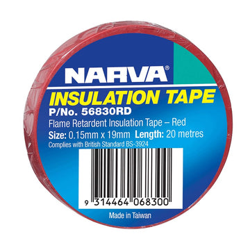 Narva 19mm Flame Retardant Insulation Tape (Red) - 56830Rd