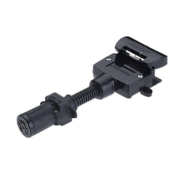 Narva 82215BL 7 Pin Small Round Socket on Car to 7 Pin Flat Plug on Trailer