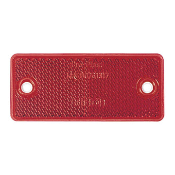 Narva 84032BL Red Retro Reflector in Plastic Holder with Dual Fixing Holes
