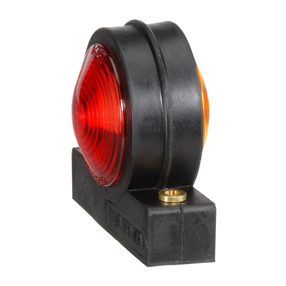 Narva 86740BL Side Marker Front Or Rear Position (Side) Lamp (Red/Amber) With Wedge Base Globe Holder