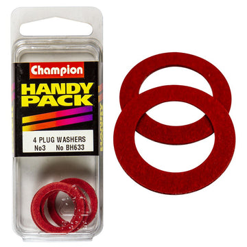 Champion Pack of 4 5/8" x 7/8", 3/32" Thickness Fibre Washers - BH633