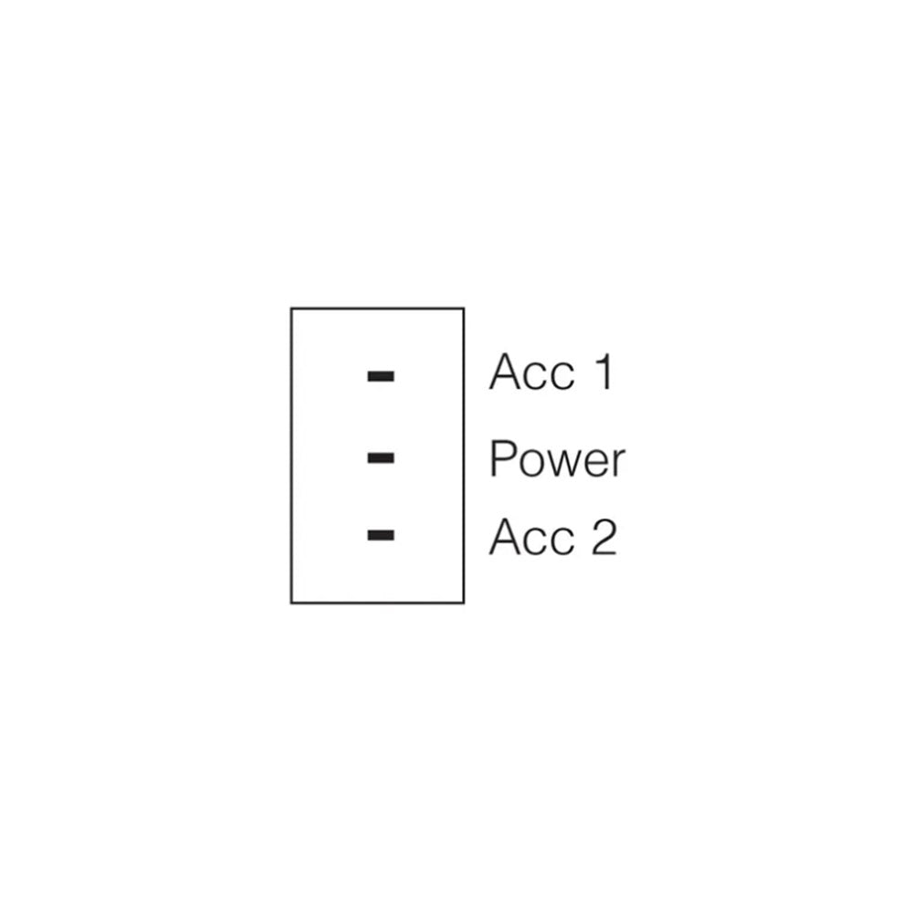 Narva 60291BL Micro Toggle On/Off/On Switch