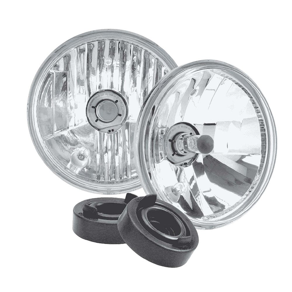 Narva Halogen Headlamp - H4 Conversion Kit - 5 3/4” High/Low Beam Free ...