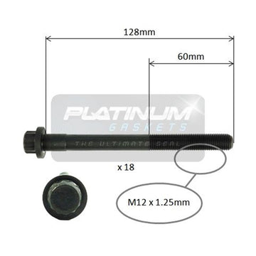 Platinum Cylinder Head Bolt Set - HBS0240