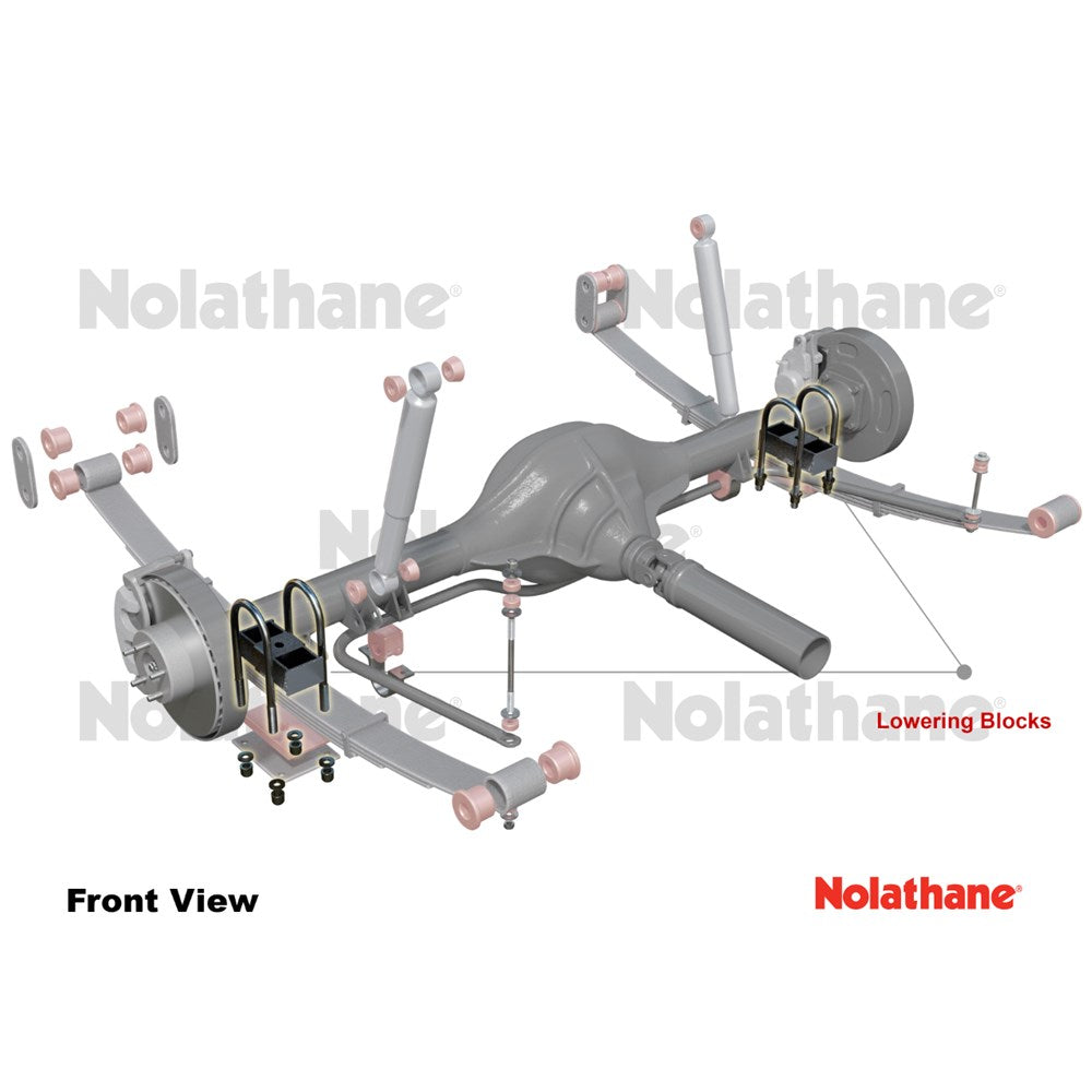 Nolathane Lowering Block Kit (2 inch) - 47984