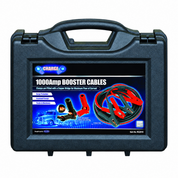 Charge RG2019 1000A 6-Metre Extra Heavy Duty Jumper (Booster) Leads with Bridging Strap on Clamps