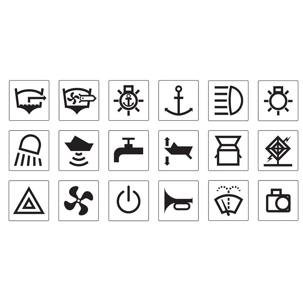 Narva 63178BL Rv & Marine Sticker Set