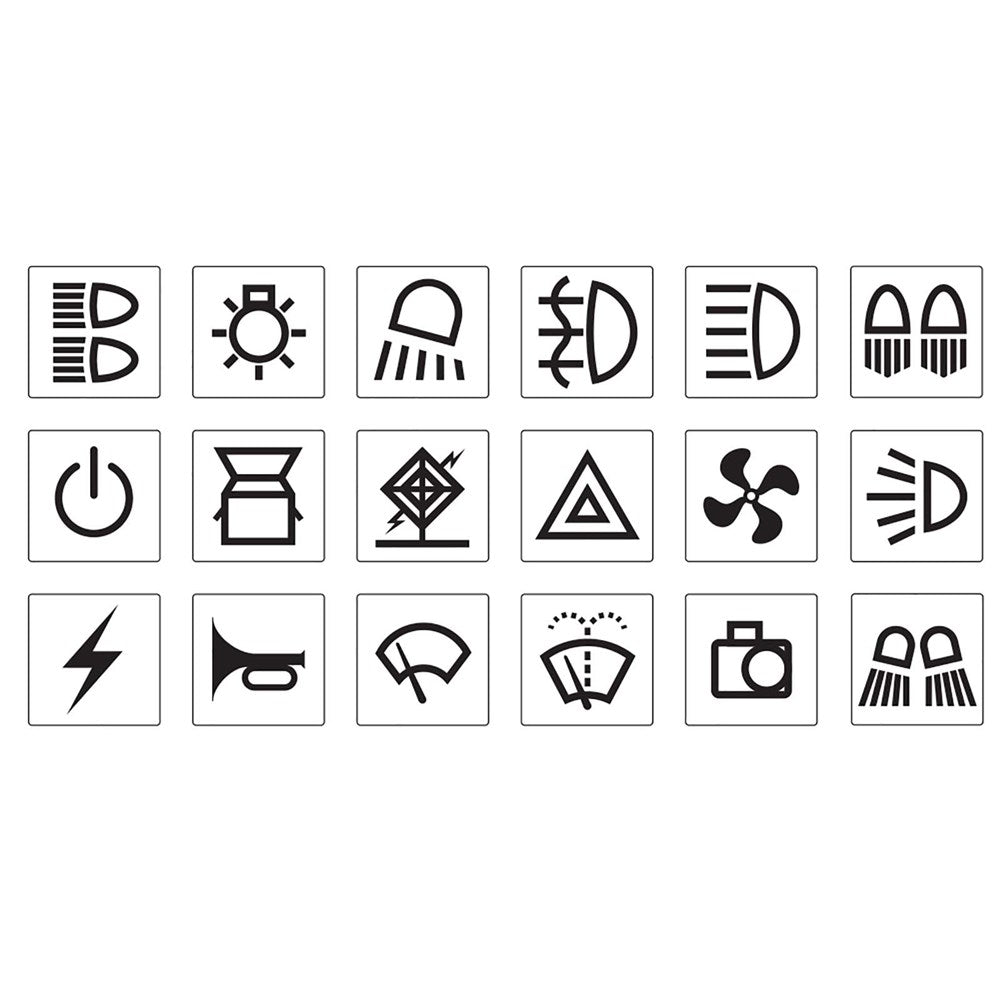 Narva 63177BL TrANSport Sticker Set