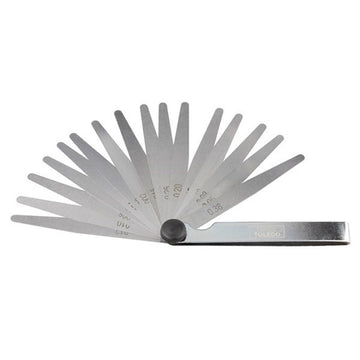 Toledo Feeler Gauge Tapered 16 Blade Metric/Imperial 0.05 - 0.38mm (0.002 - 0.015 inch) 301160