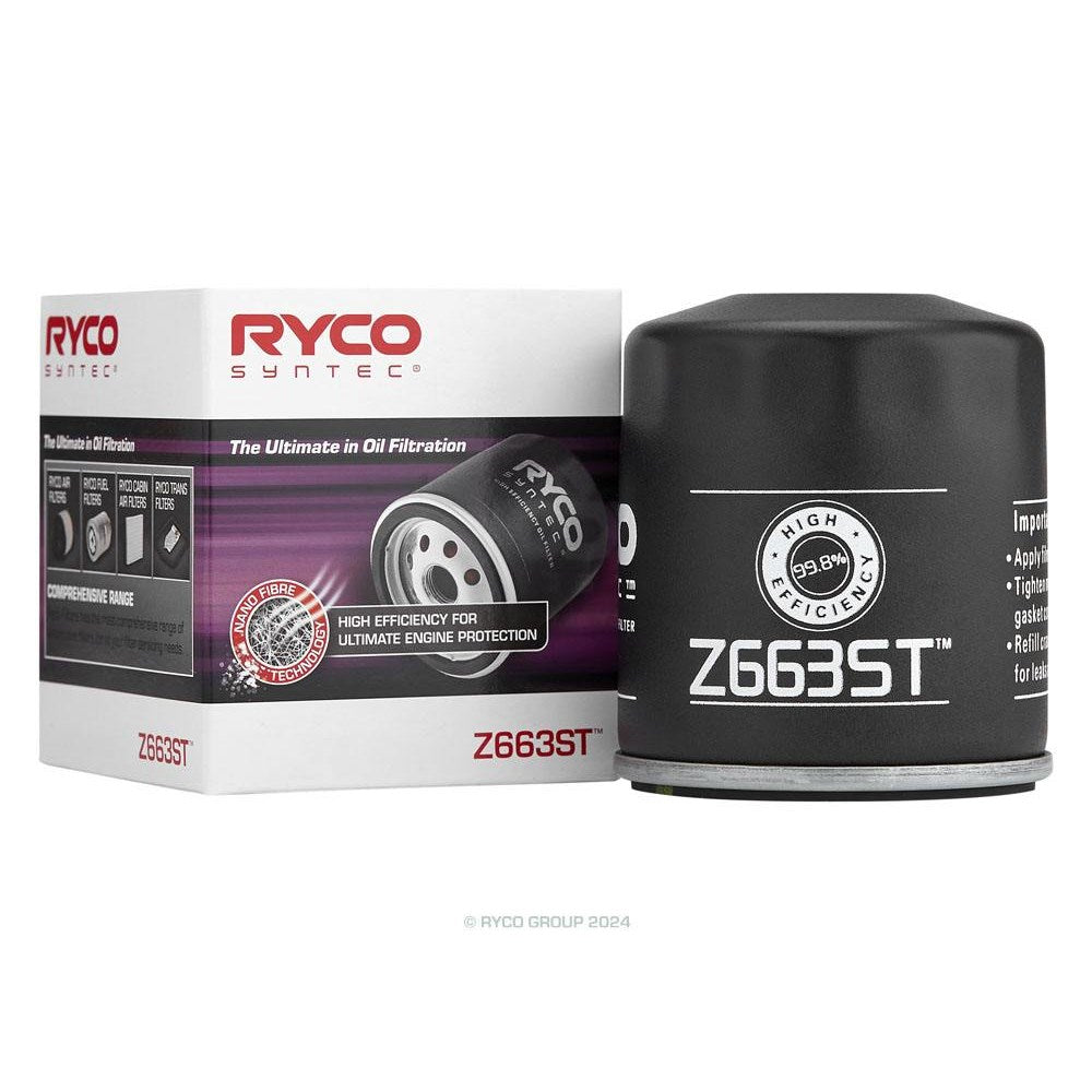 Ryco Oil Filter  Z663ST