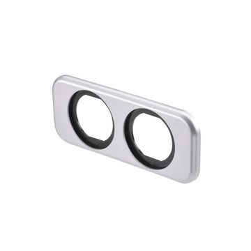 Narva 81149SBL Twin Blank Flush Mount Housing - Silver