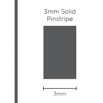 SAAS 1108 Pinstripe 3mm Solid - Charcoal