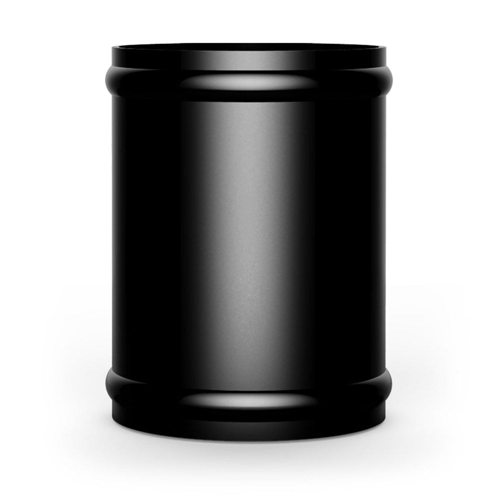 SAAS SAP76100B - 3 Inch (76mm) Diameter Aluminium Black Anodised Straight Joiner Pipe - 100mm