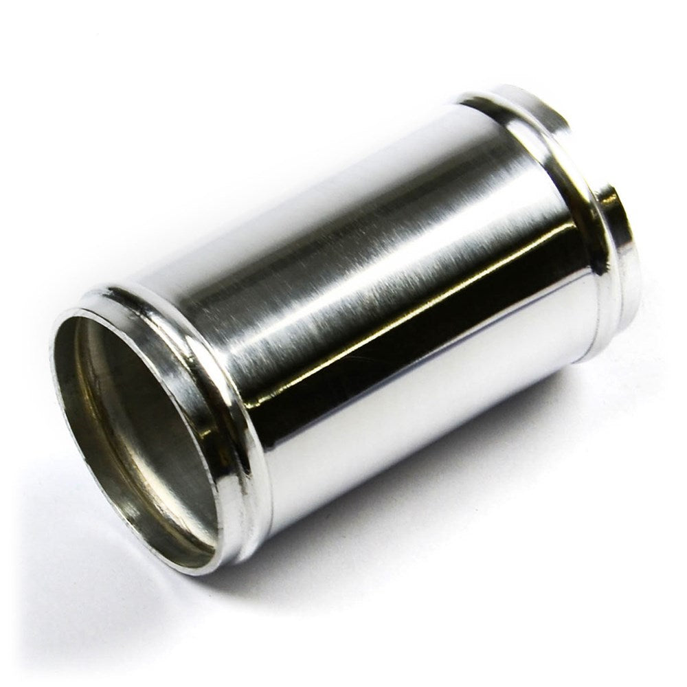 SAAS SAP76100P - 3 Inch (76mm) Diameter Polished Aluminium Straight Joiner Pipe - 100mm