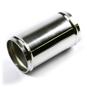 SAAS SAP76100P - 3 Inch (76mm) Diameter Polished Aluminium Straight Joiner Pipe - 100mm