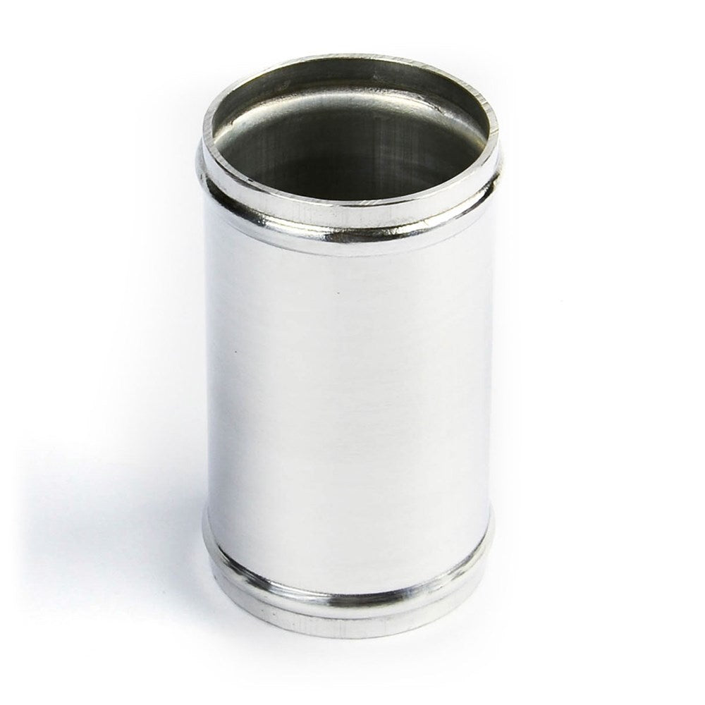 SAAS SAP76100P - 3 Inch (76mm) Diameter Polished Aluminium Straight Joiner Pipe - 100mm