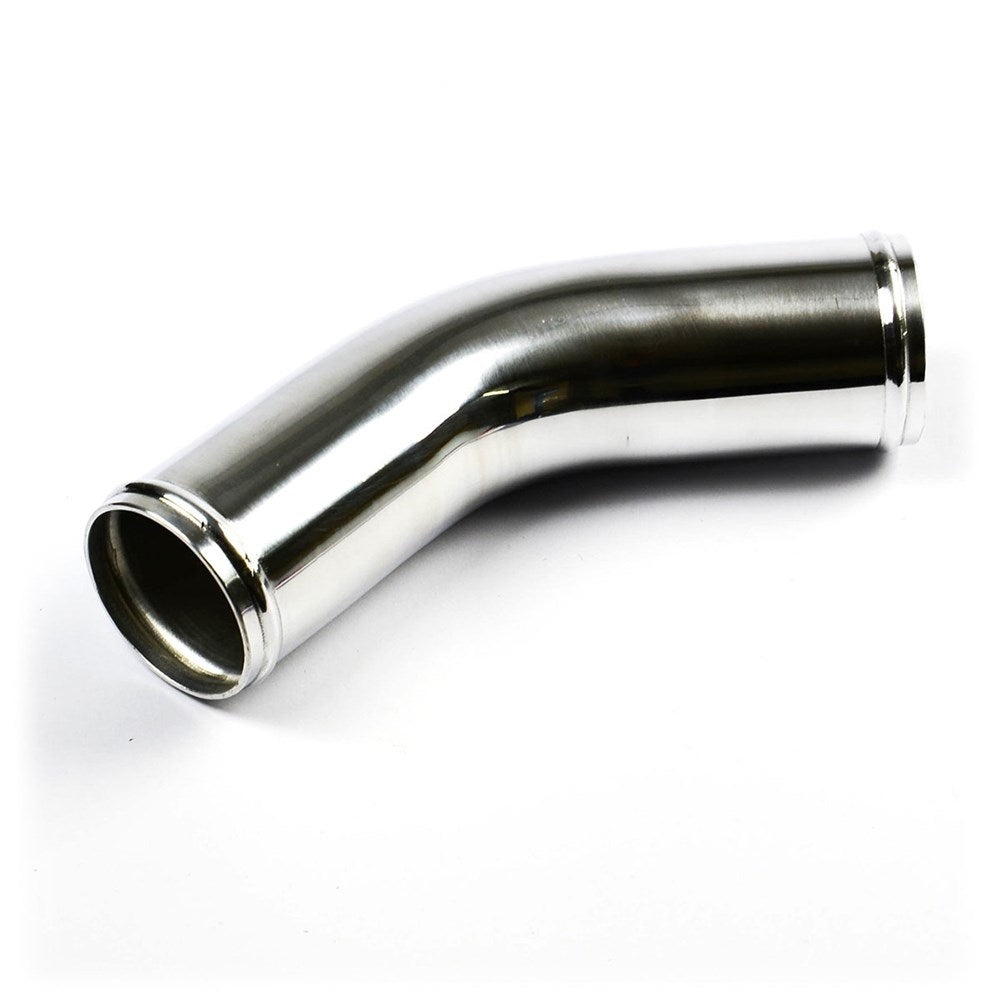 SAAS SAP7645P - 3 Inch (76mm) Diameter 45 Degree Angled Polished Aluminium Intercooler Pipe