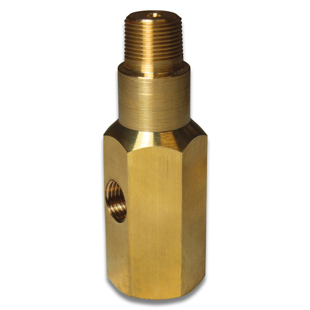 SAAS Gauge T-Piece Brass Adaptor to Suit 1/4-18 NPT Sender - SGA
