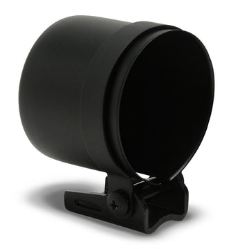 SAAS Gauge Cup 2-5/8 Inch Black Metal with Hole to Suit Electronic and Mechanical Gauges - SGC258BH