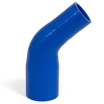 SAAS SSH455163E - 45 Degree Angled Silicone Reducer - 51mm x 63mm Blue