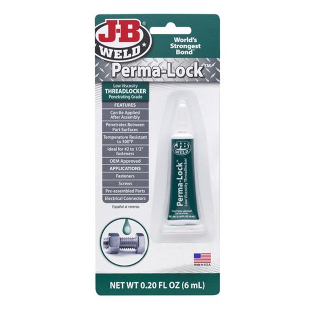 JB Weld Threadlocker Low Strength Green 6Ml - 29006