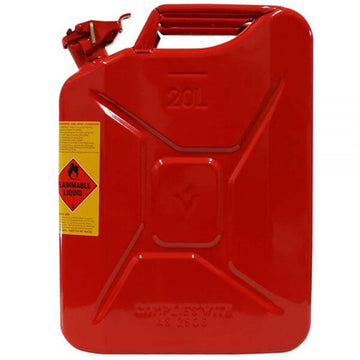 Pro Quip Metal 20L Unleaded Petrol AFAC Fuel Jerry Can - 1097