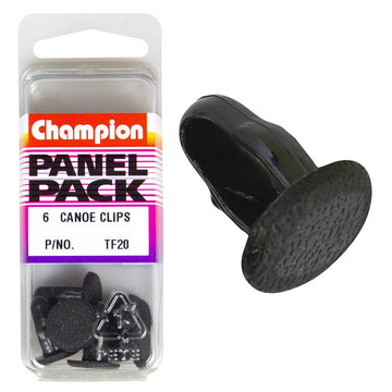 Champion Fasteners Canoe Clips (14mm Head, 16mm Length, to Suit 8.2-8.4mm Hole) - Pack of 6 - TF20