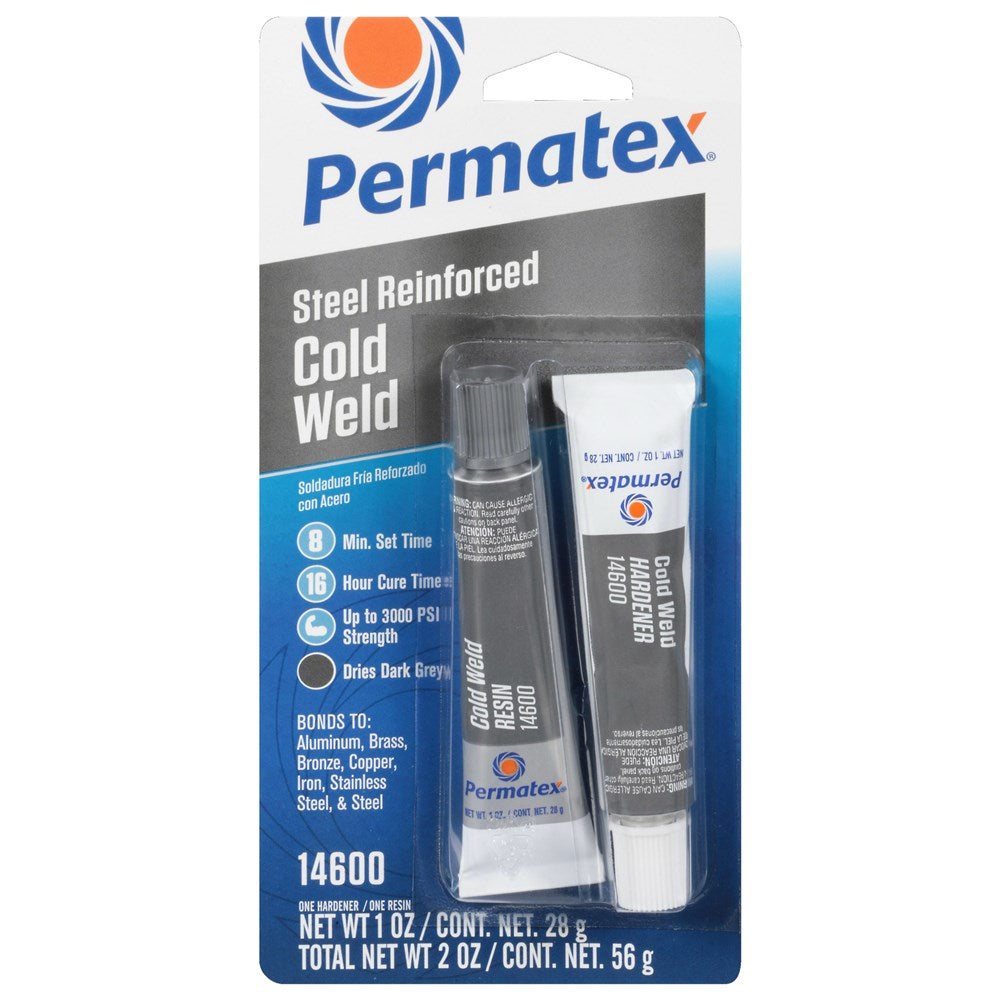 Permatex Cold Weld 2 Part Epoxy 56G - 14600 - PX14600