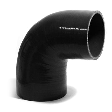 SAAS SSH9076102 - 90 Degree Right Angle Silicone Reducer - 76 x 102mm Black