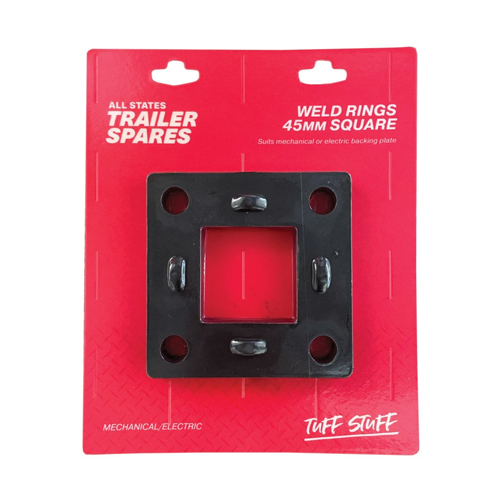 ASTSS Weld Ring to Suit Mechanical/Electric Brake 10" Backing Plate and 45mm Square Axle - R1618
