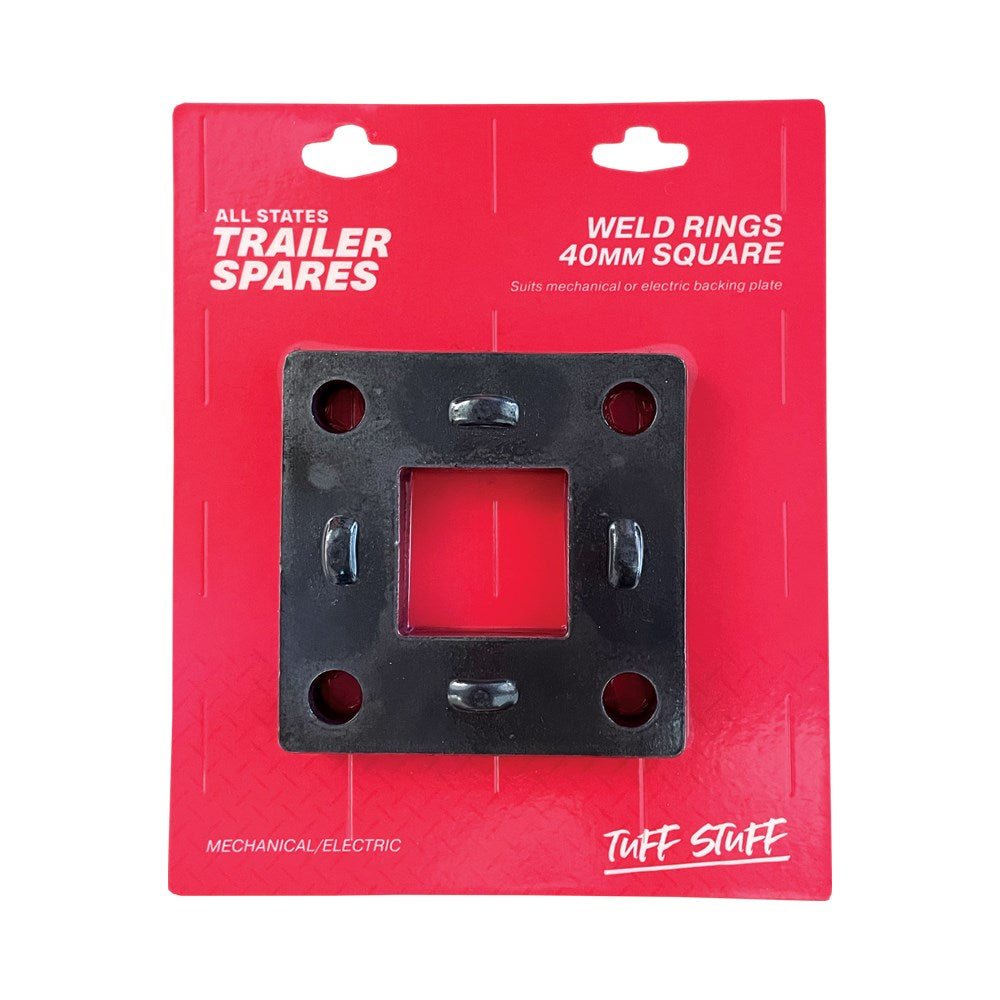 ASTSS Weld Ring to Suit Mechanical/Electric Brake 10" Backing Plate and 40mm Square Axle - R1618A