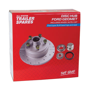 ASTSS Ford Type 10" Hub Disc (5x114.3) to Suit SLM Bearings (Zinc) - R1917E