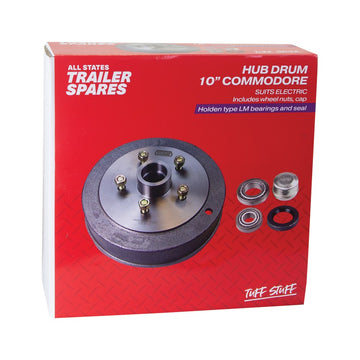 ASTSS Holden Commodore Type 10" Hub Drum (5x120) to Suit LM Bearings - R1921A