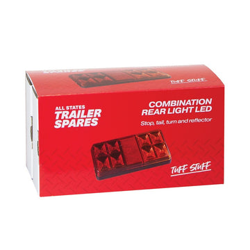ASTSS 12/24V LED Rectangle Combination Trailer Lamp Combo (Pair) - R4122LEDSTR