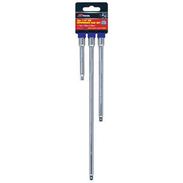 PKTool Socket Extension Bar Set - 3 Piece 1/4" Drive - PT10812