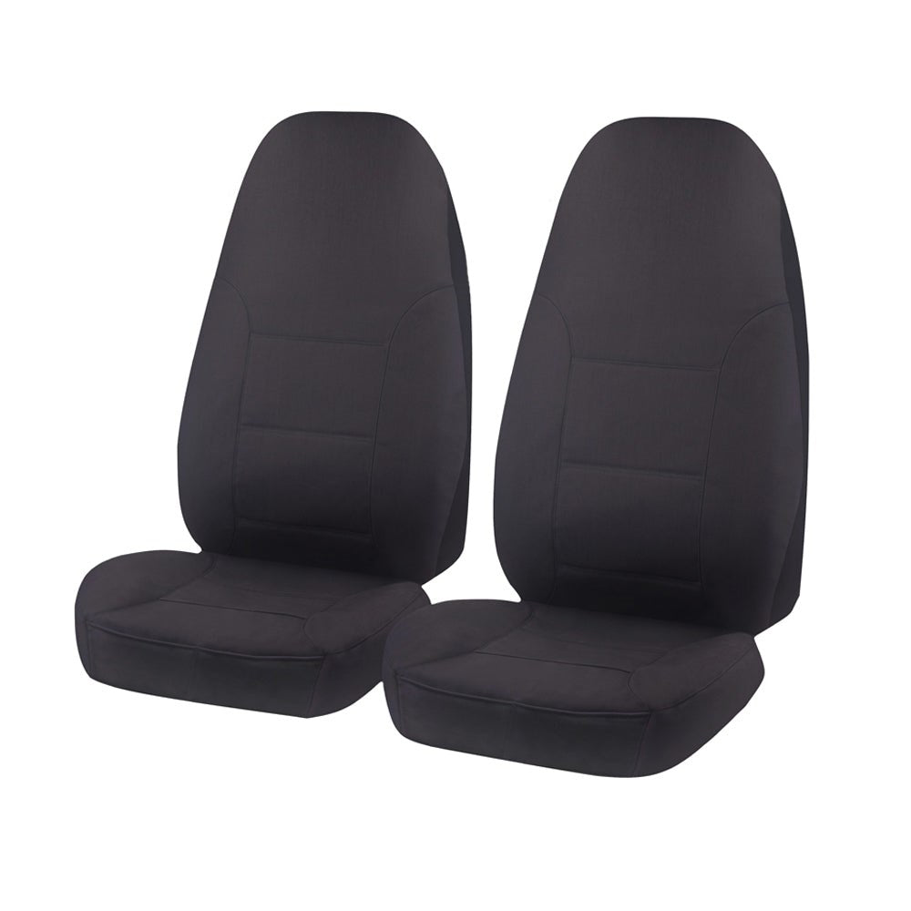 MyCar All Terrain Canvas Universal Size 60 Front Seat Covers - Charcoal - ALA2508