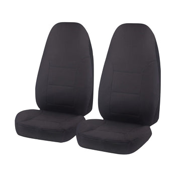 MyCar All Terrain Canvas Universal Size 60 Front Seat Covers - Charcoal - ALA2508