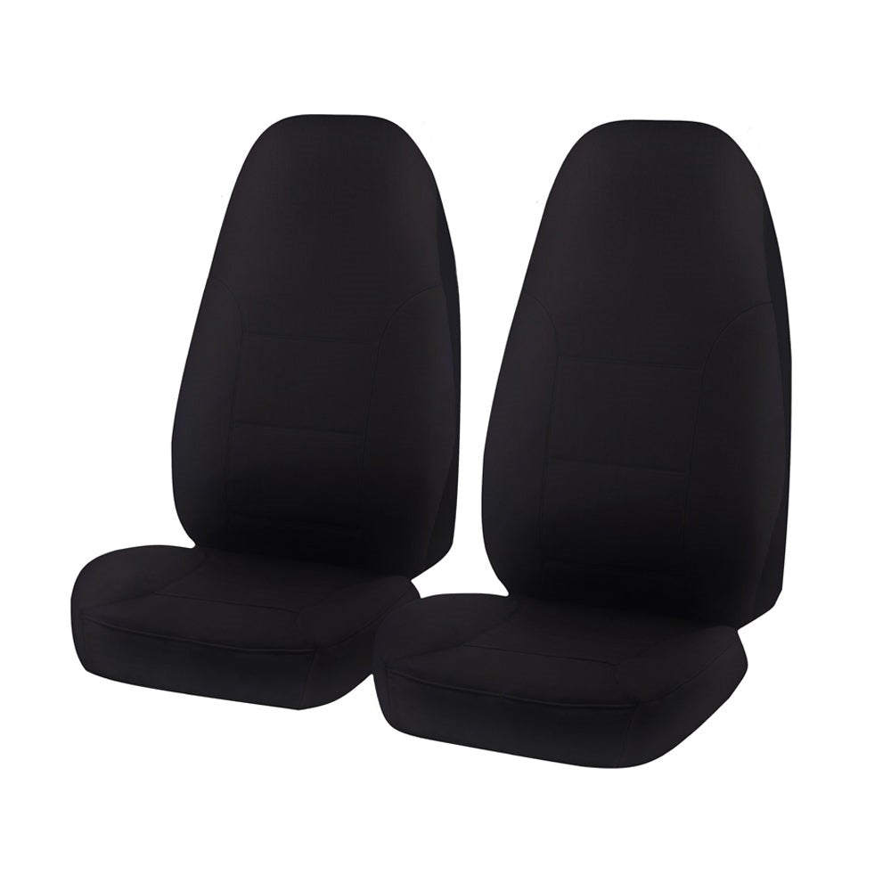 MyCar All Terrain Canvas Universal Size 60/25 Seat Covers - Black - ALA2504