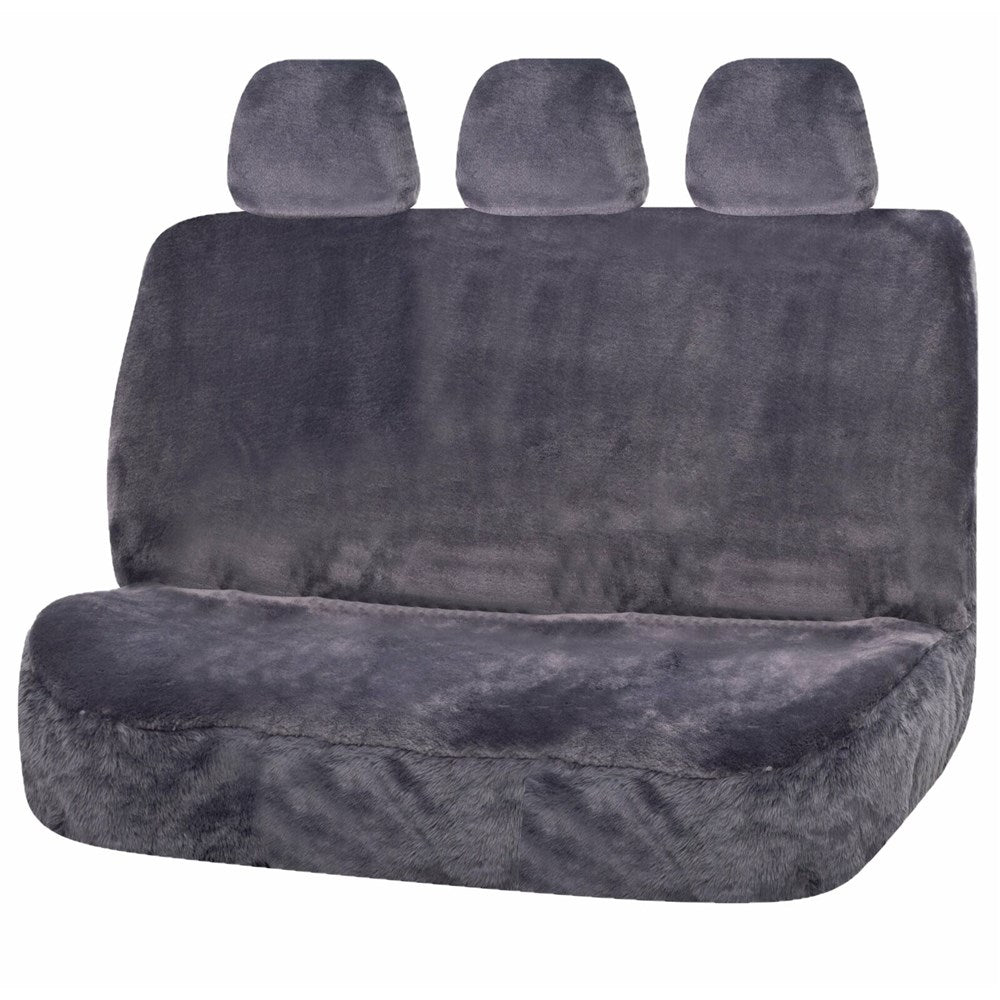 MyCar Universal Rear Seat Covers Size 06/08H - Grey Finesse - FAUX08H07