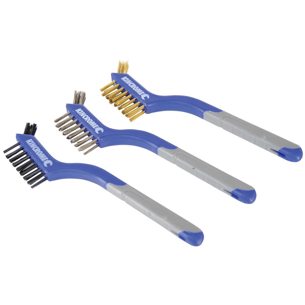 Kincrome 3 Piece Small Wire Brush Set - K6350